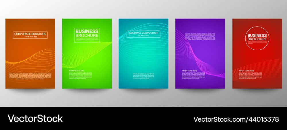 Cover geometric minimal set abstract line pattern Cover geometric minimal set abstract line pattern vector image