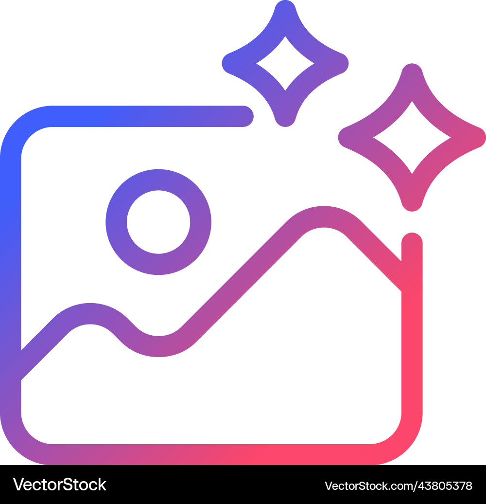 Photo editing pixel perfect gradient linear ui Vector Image
