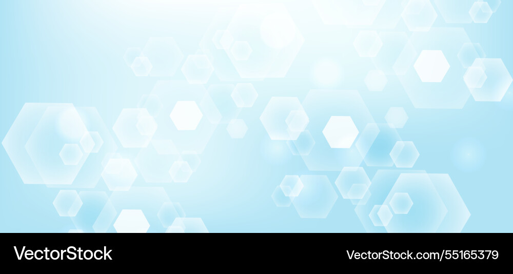 Hexagonal abstract background big data Hexagonal abstract background big data vector image