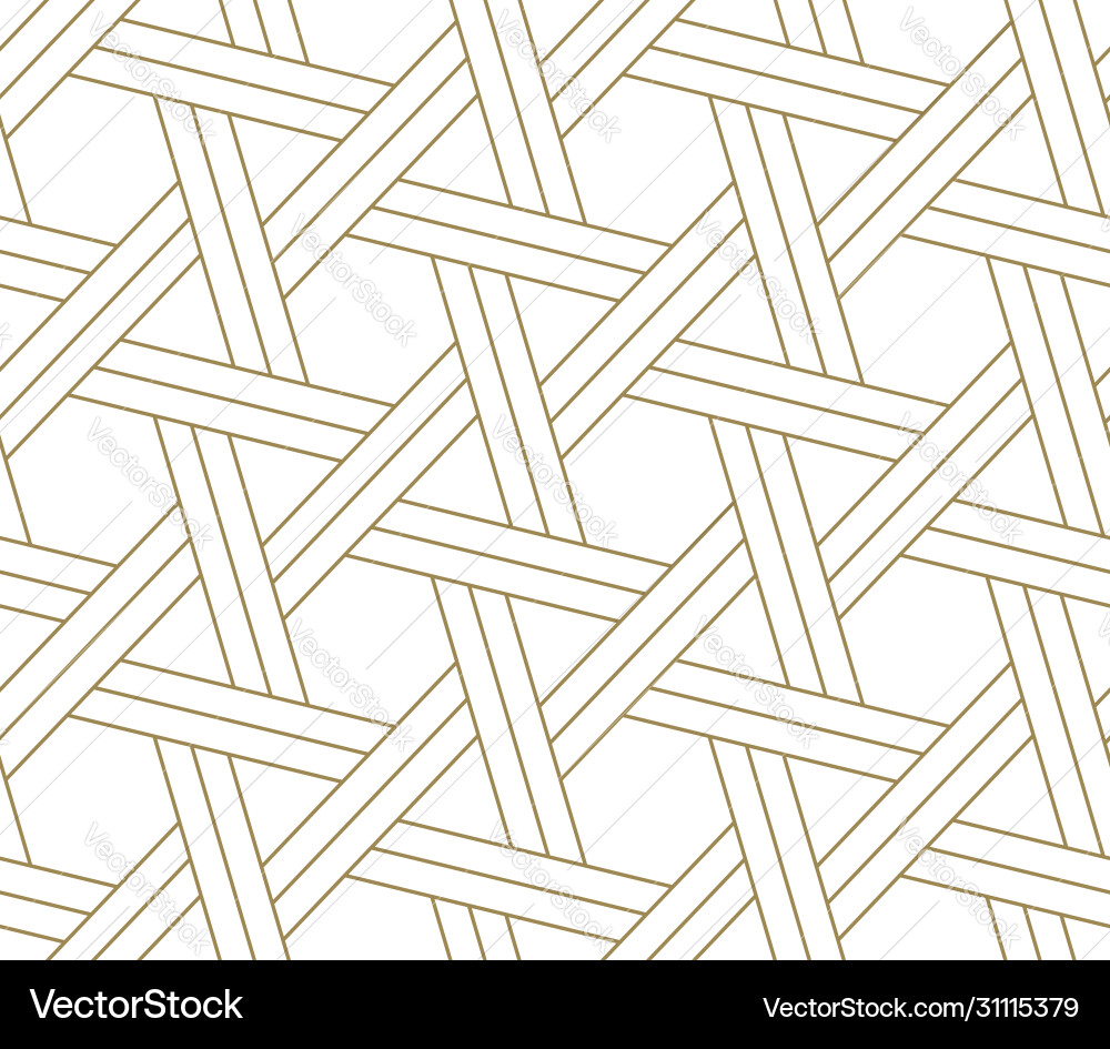 Seamless pattern with abstract geometric line Vector Image