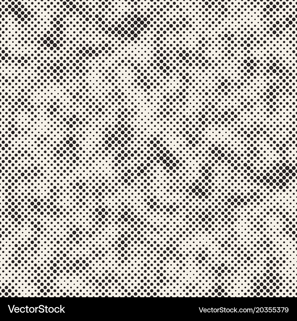 Set 50 halftone circles grids invert vector image