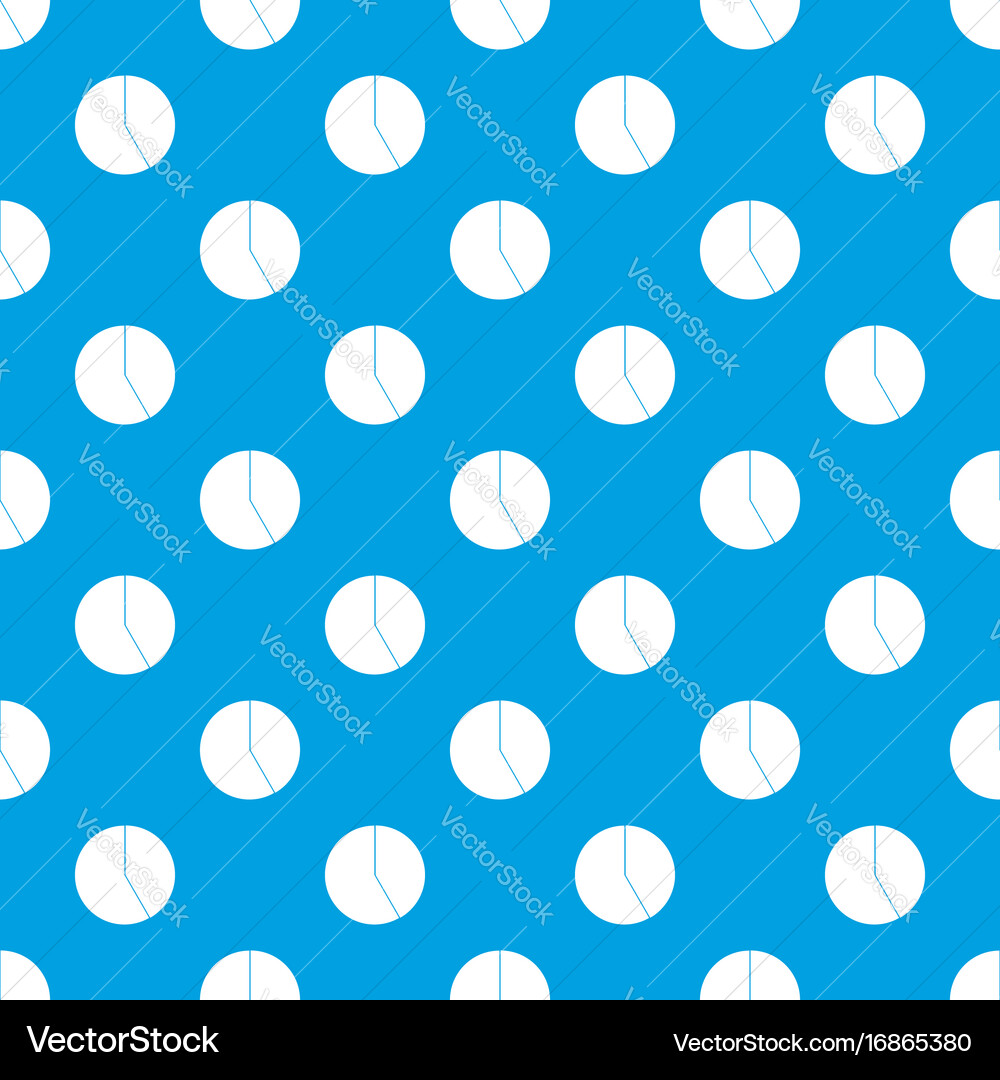 Abstract pie chart for business pattern seamless Vector Image
