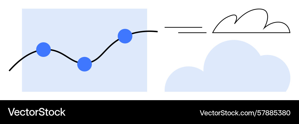 Data trends connecting to cloud computing Vector Image