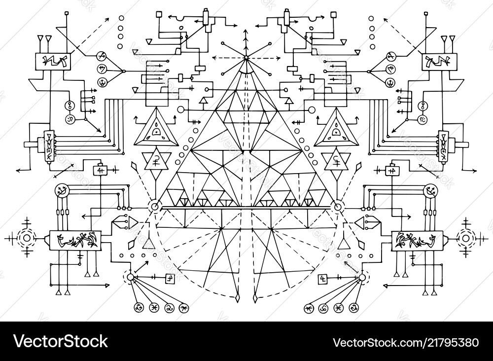 Design background with abstract symbols Design background with abstract symbols vector image