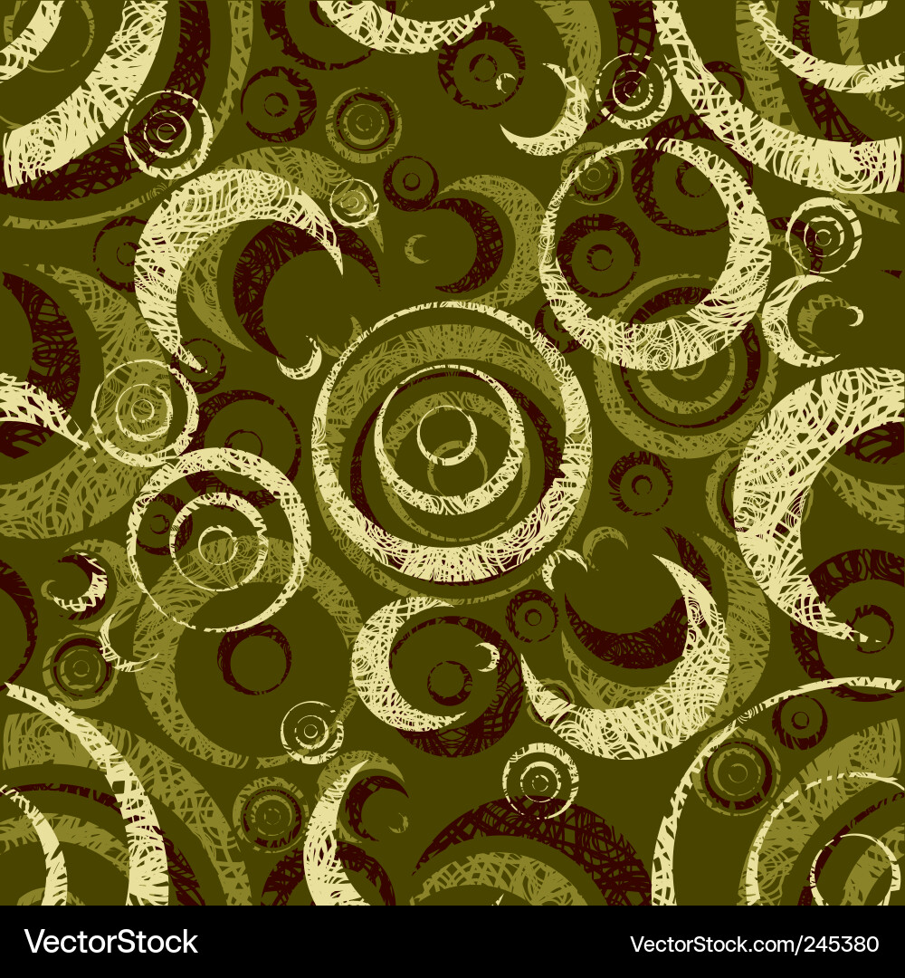 Grunge Circular Pattern vector image