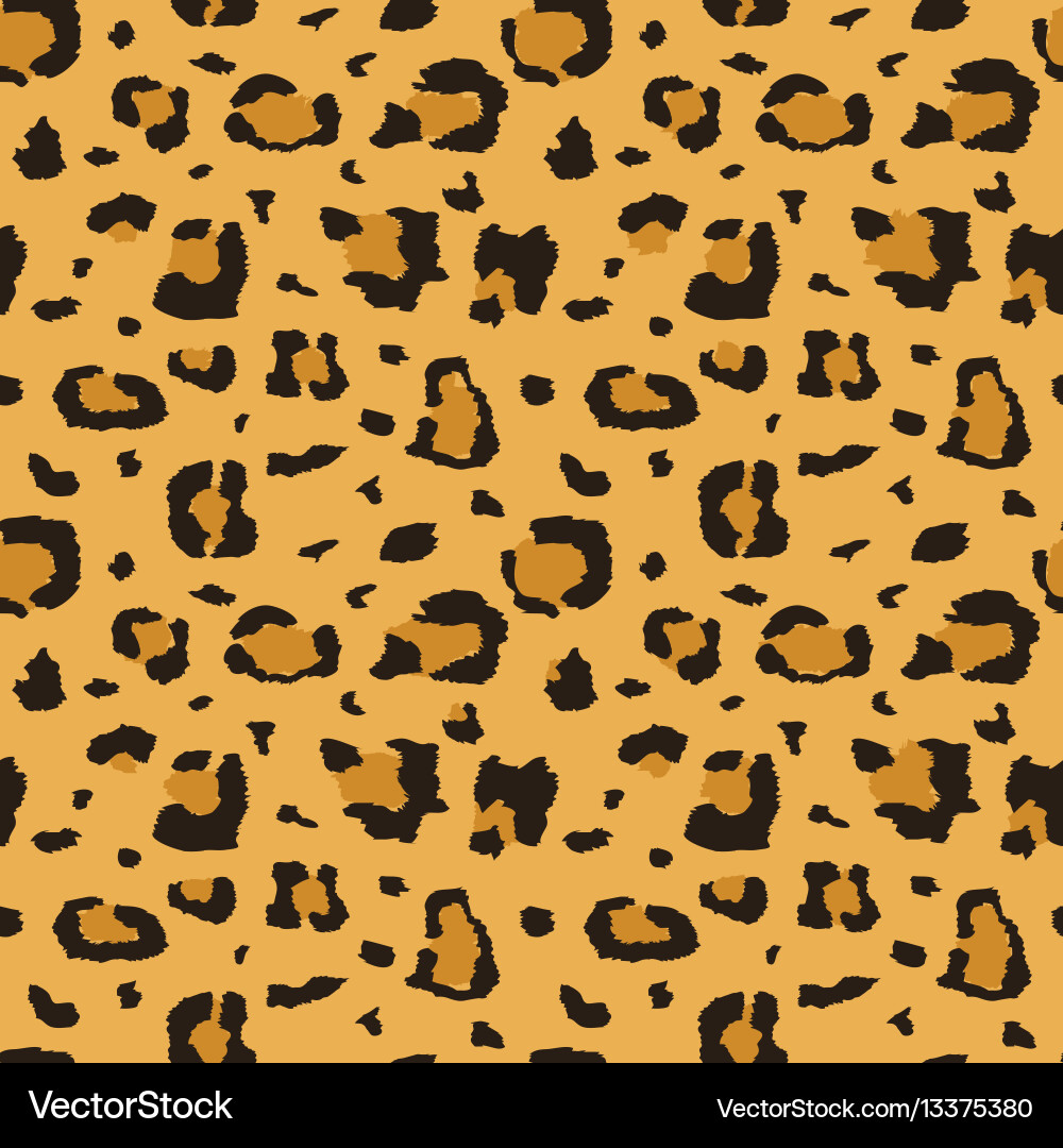 Leopard Skin Pattern - Seamless Texture Royalty Free Vector