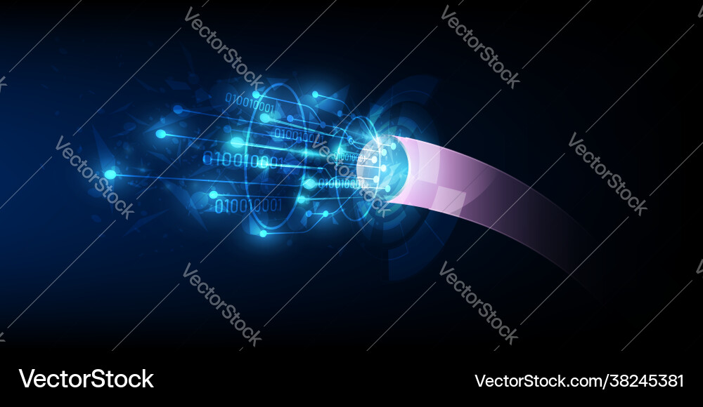 Connection line on networking telecommunication Connection line on networking telecommunication vector image