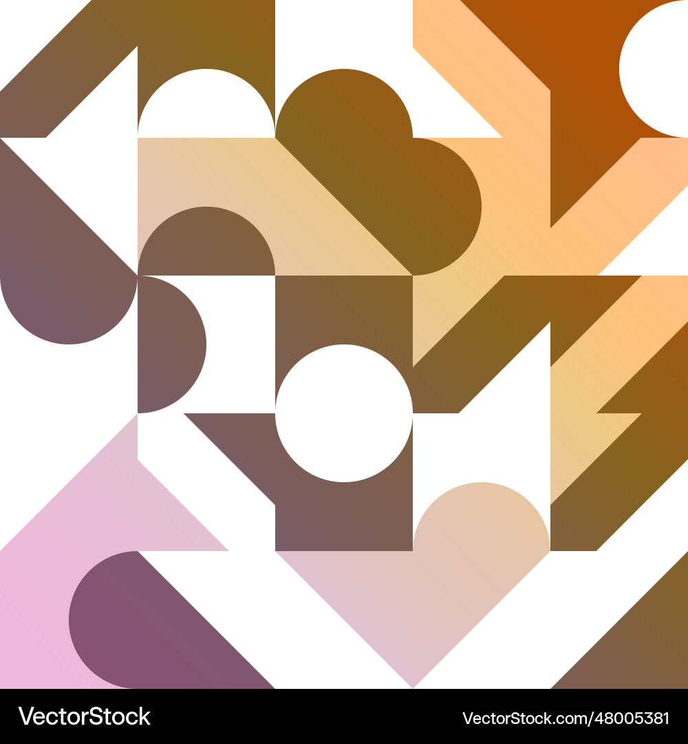 Geometric abstraction a pattern of Geometric abstraction a pattern of Vector Image