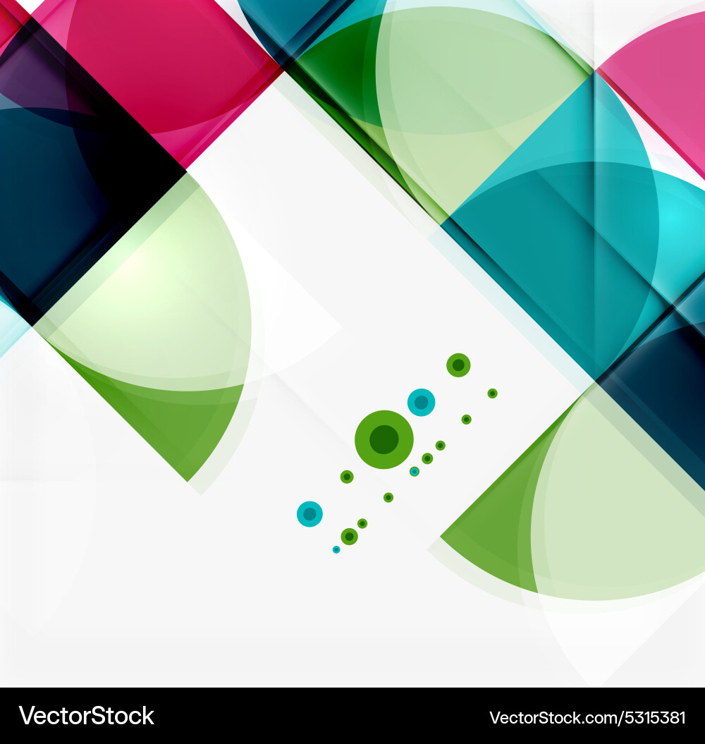 Semicircle triangle pattern Vector Image