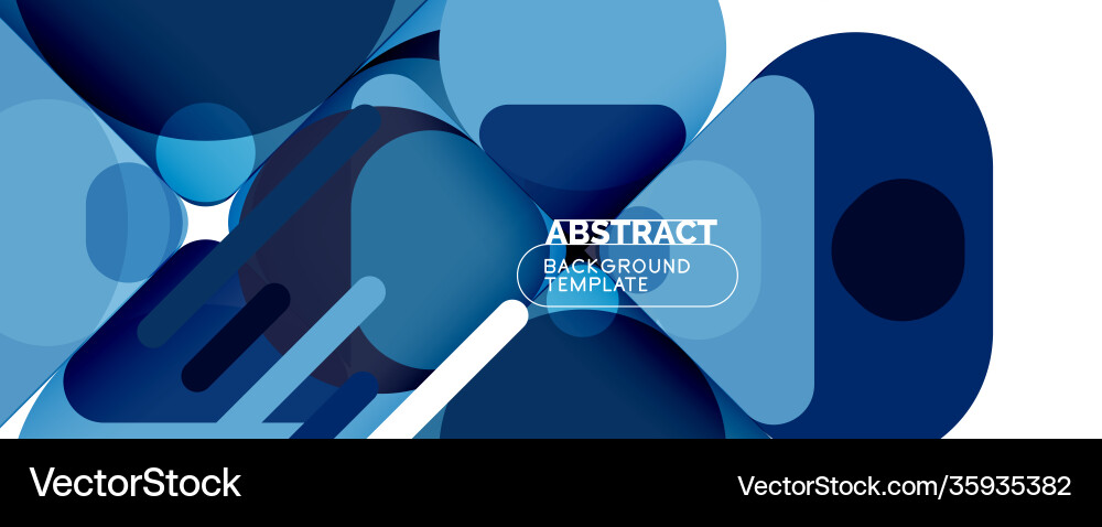 Flat geometric round shapes and dynamic lines Flat geometric round shapes and dynamic lines Vector Image