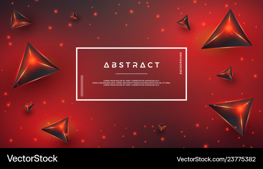 Red abstract background with 3d style Red abstract background with 3d style vector image
