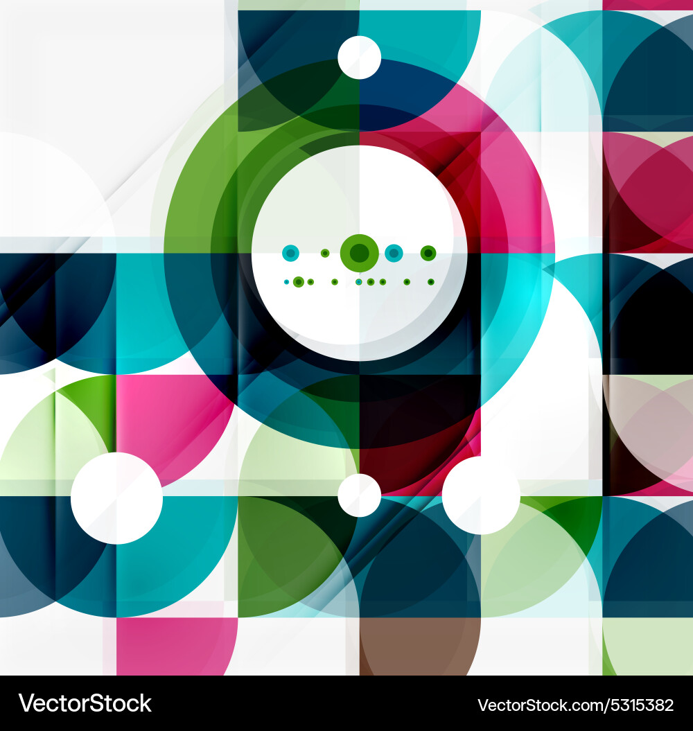 Semicircle triangle pattern Vector Image