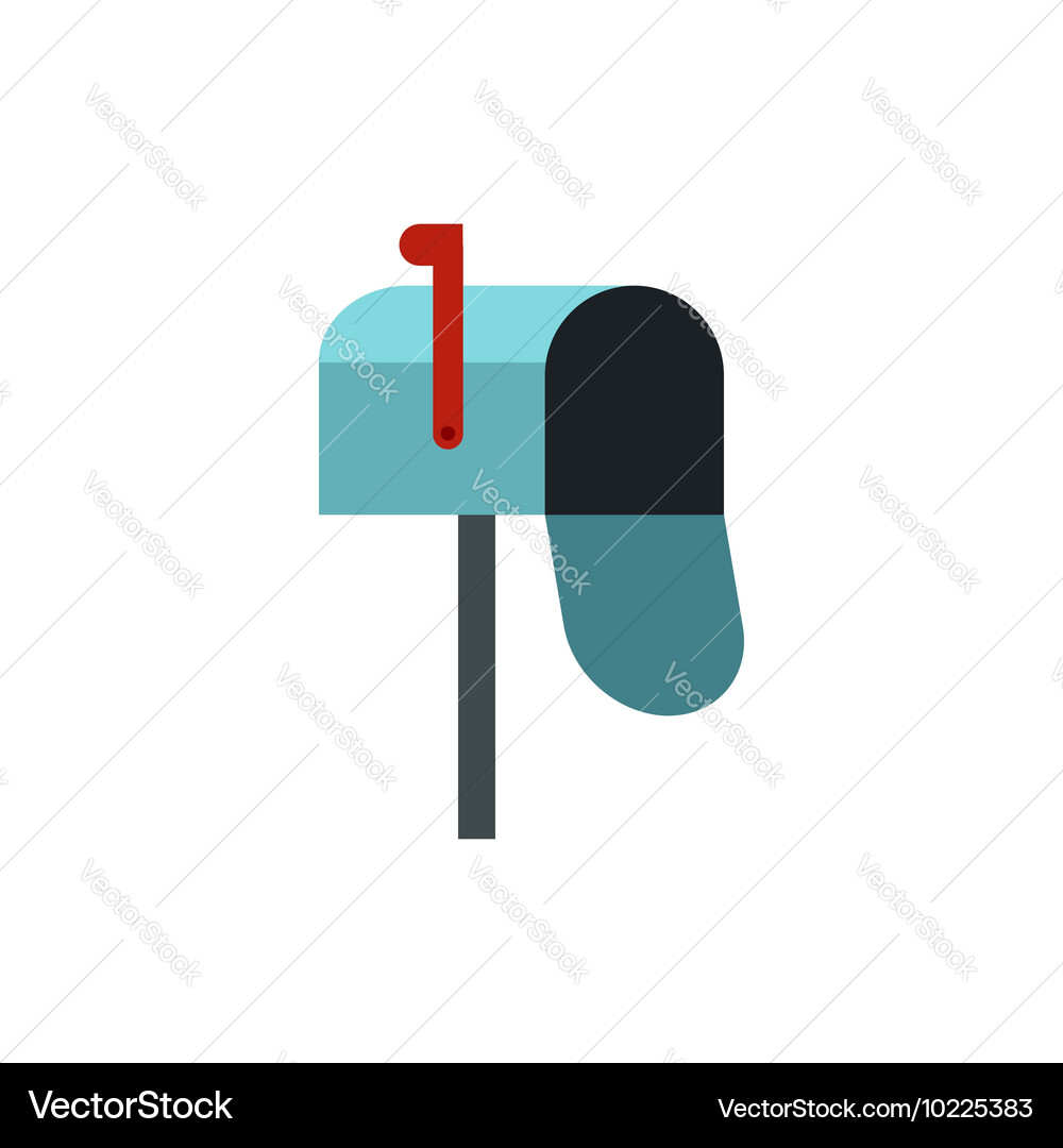 Inbox icon flat style Vector Image