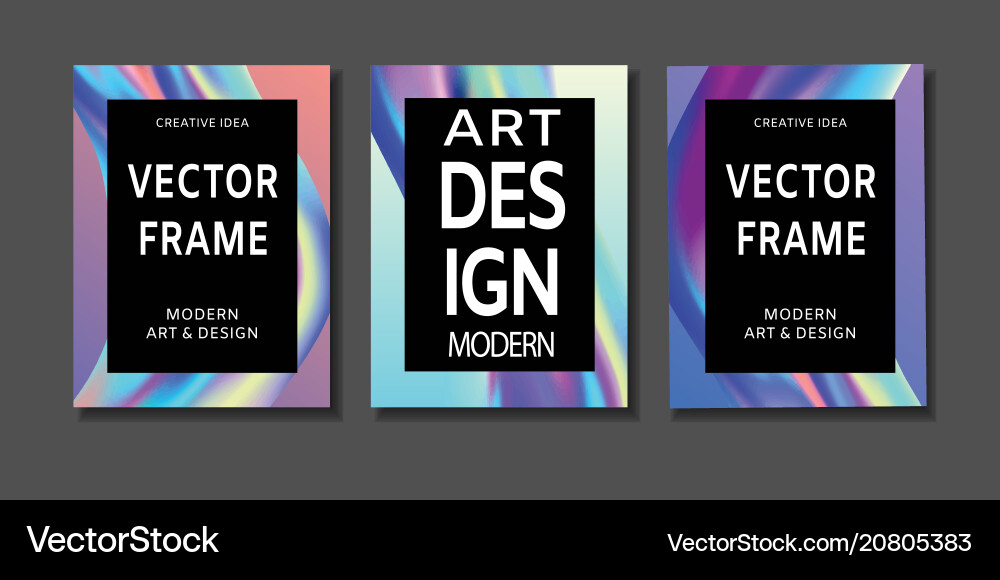 Kreatives Design-Poster mit vibrierenden Gradienten Kreatives Design-Poster mit vibrierenden Gradienten vektorbild