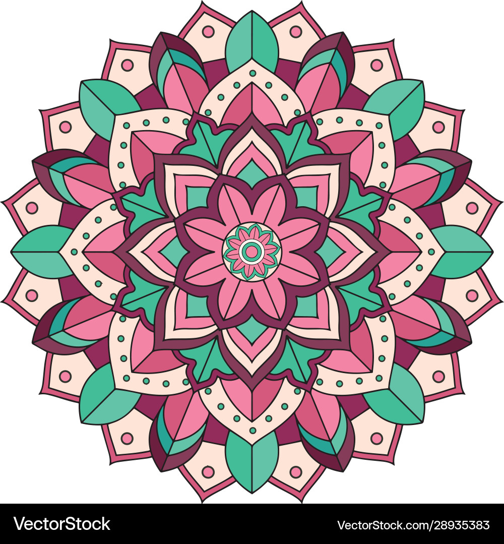 Mandala patterns on isolated background Mandala patterns on isolated background Vector Image