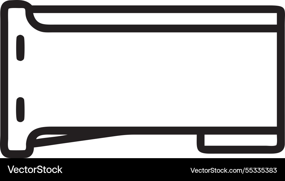 Three color abstract web banner design template vector image