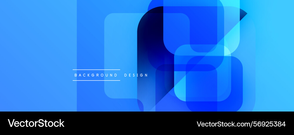 Abstract blue background overlapping rectangles Abstract blue background overlapping rectangles vector image