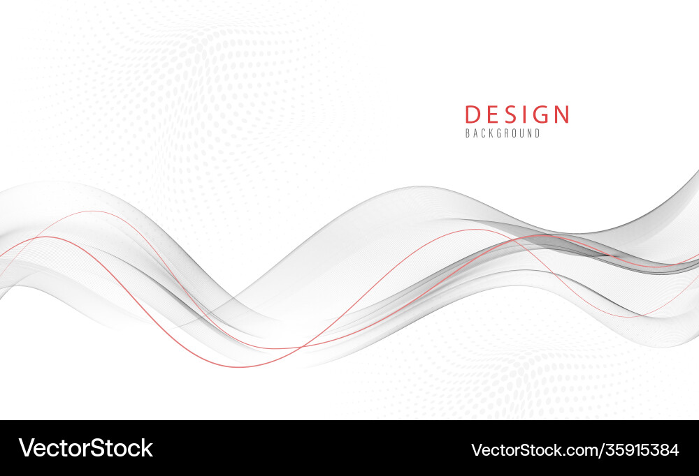 Abstract Wave Background vector image