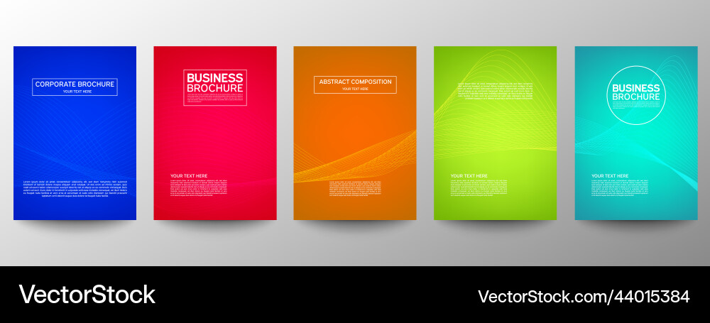 Cover geometric minimal set abstract line pattern Cover geometric minimal set abstract line pattern Vector Image