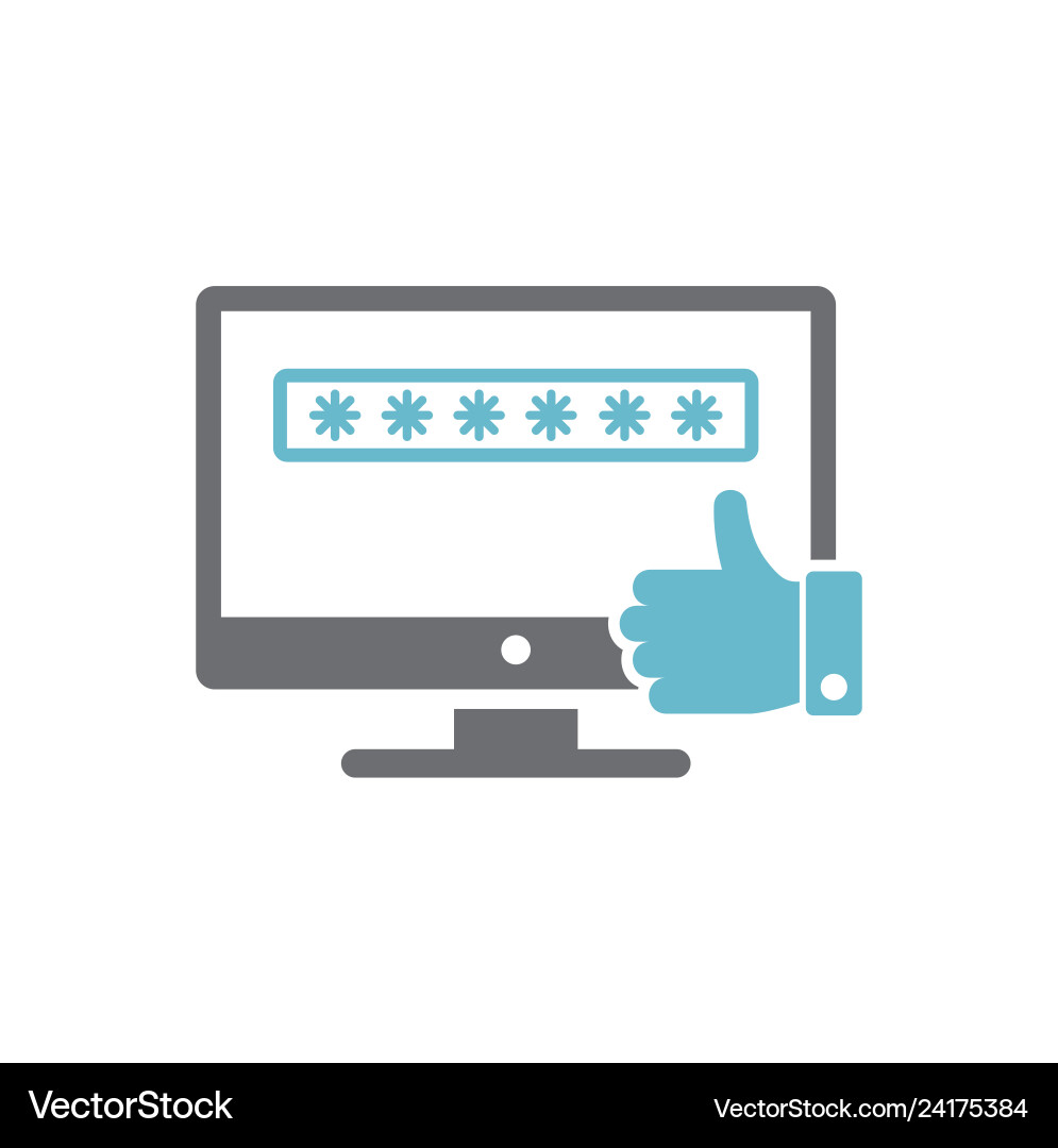 Data security icon on background for graphic Data security icon on background for graphic vector image