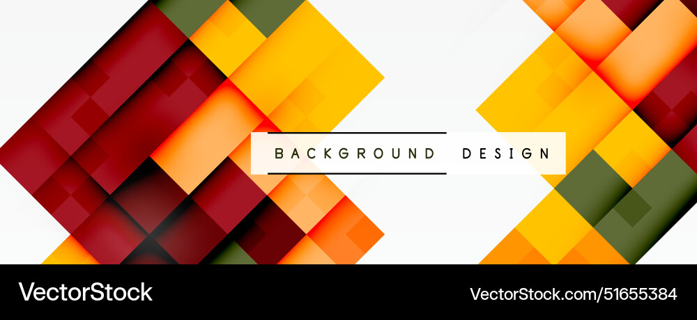 Dynamic colorful squares background Dynamic colorful squares background Vector Image