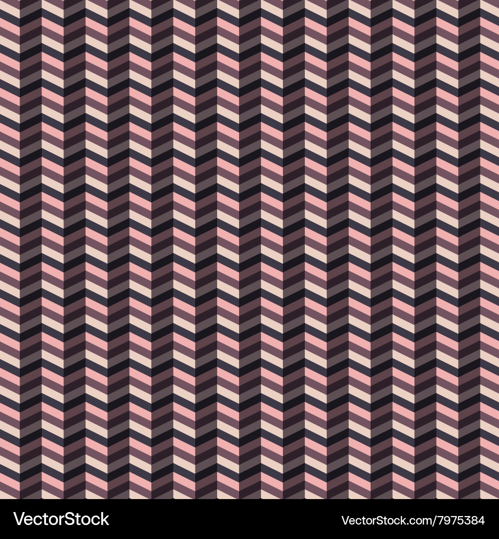 Retro Zig Zag Pattern Background vector image