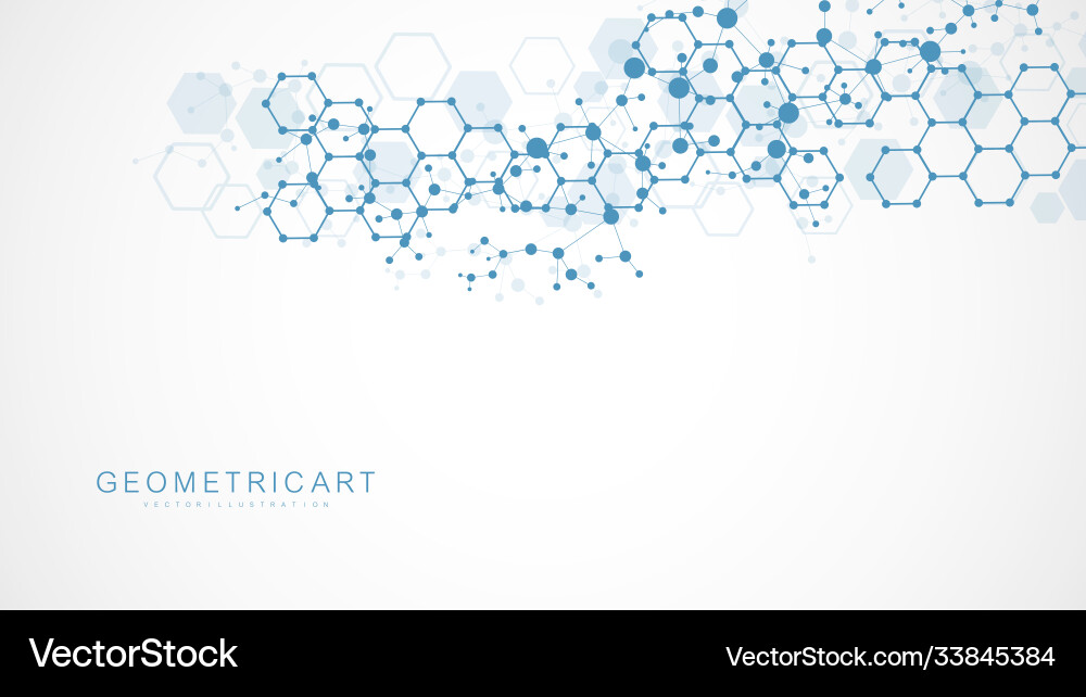 Science network pattern connecting lines and dots Science network pattern connecting lines and dots Vector Image