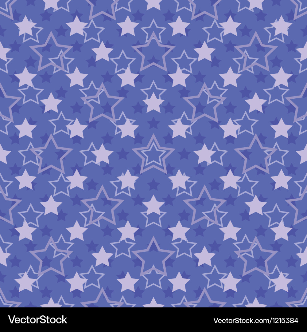 Seamless stars pattern Vector Image