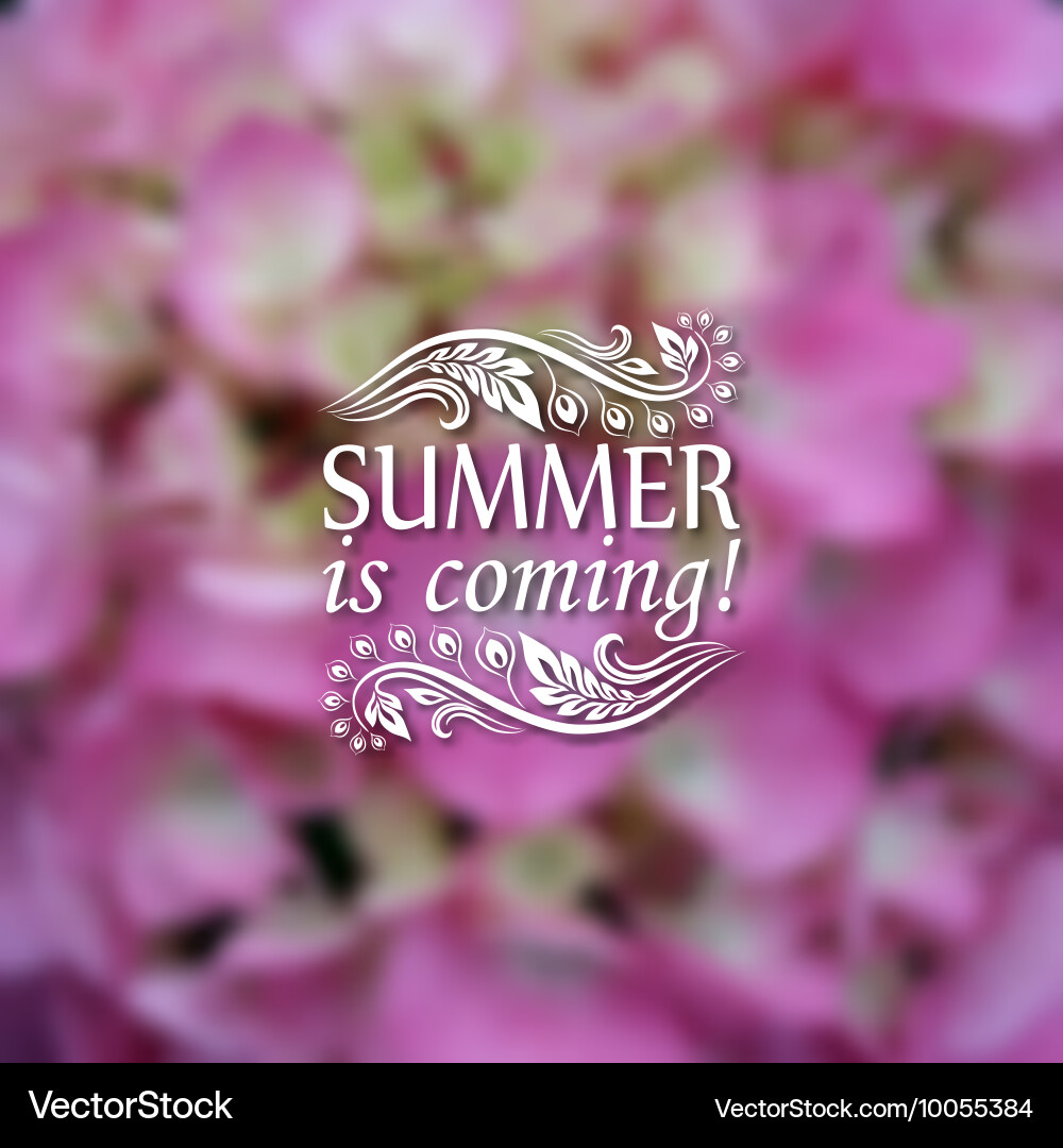 Typographic design with text vector image