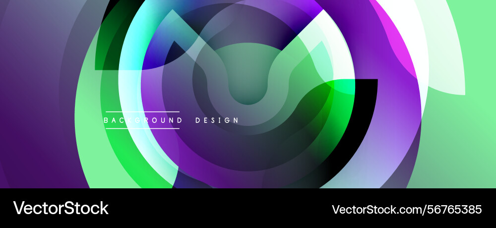 Abstract colorful layers create dynamic circular Abstract colorful layers create dynamic circular Vector Image