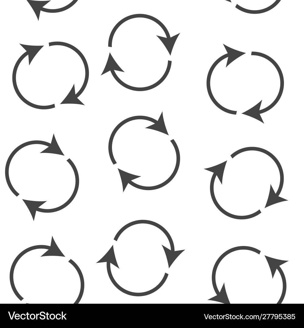 Icon circulatingreset button reload Vector Image