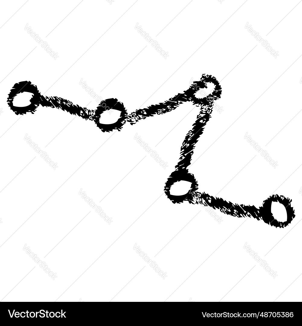 Connected - sketch tioss set 01 04 Vector Image
