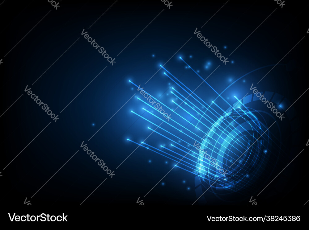 Connection line on networking telecommunication Connection line on networking telecommunication vector image