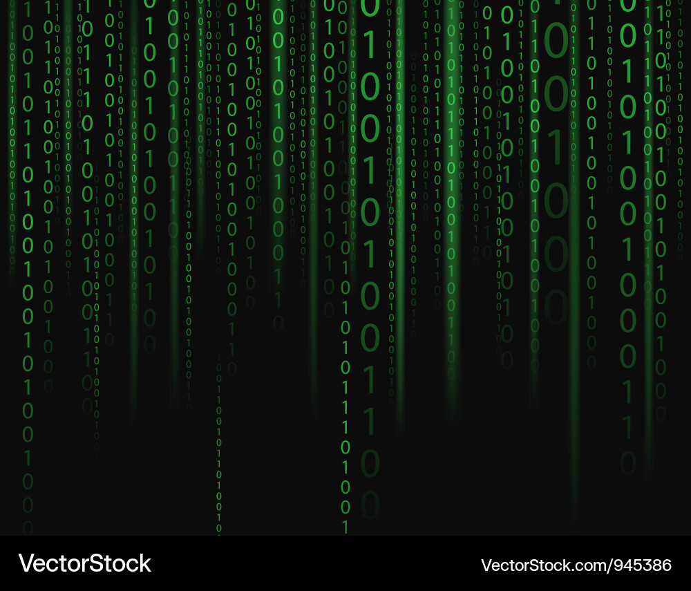 Cyberspace Data Stream vector image