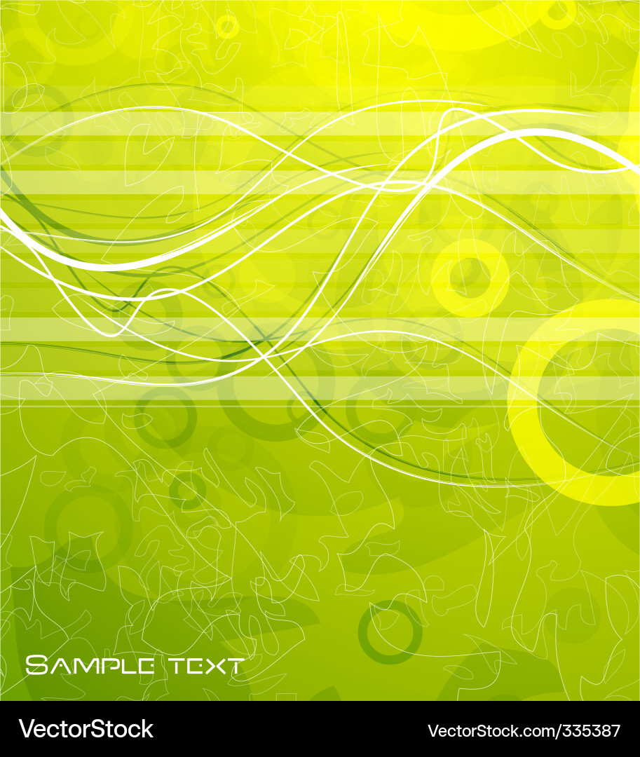 Abstract Natural Flow Background Vector Image