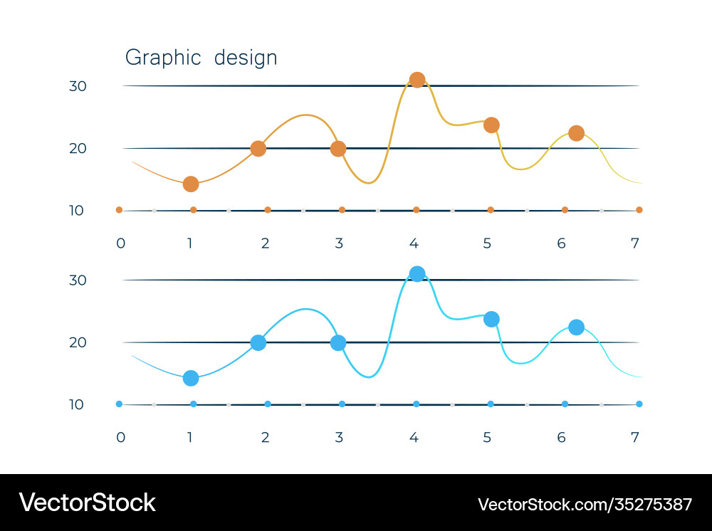 Graphics elements for interface colored Vector Image