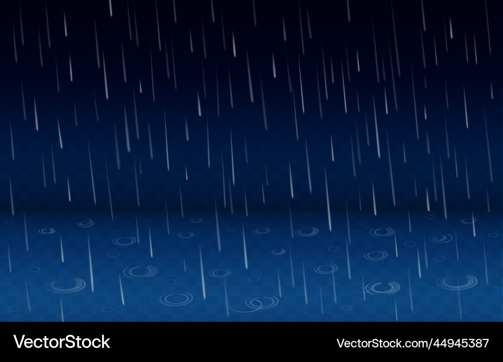 Heavy 3d rain rainfall ripple spring rainy Heavy 3d rain rainfall ripple spring rainy vector image