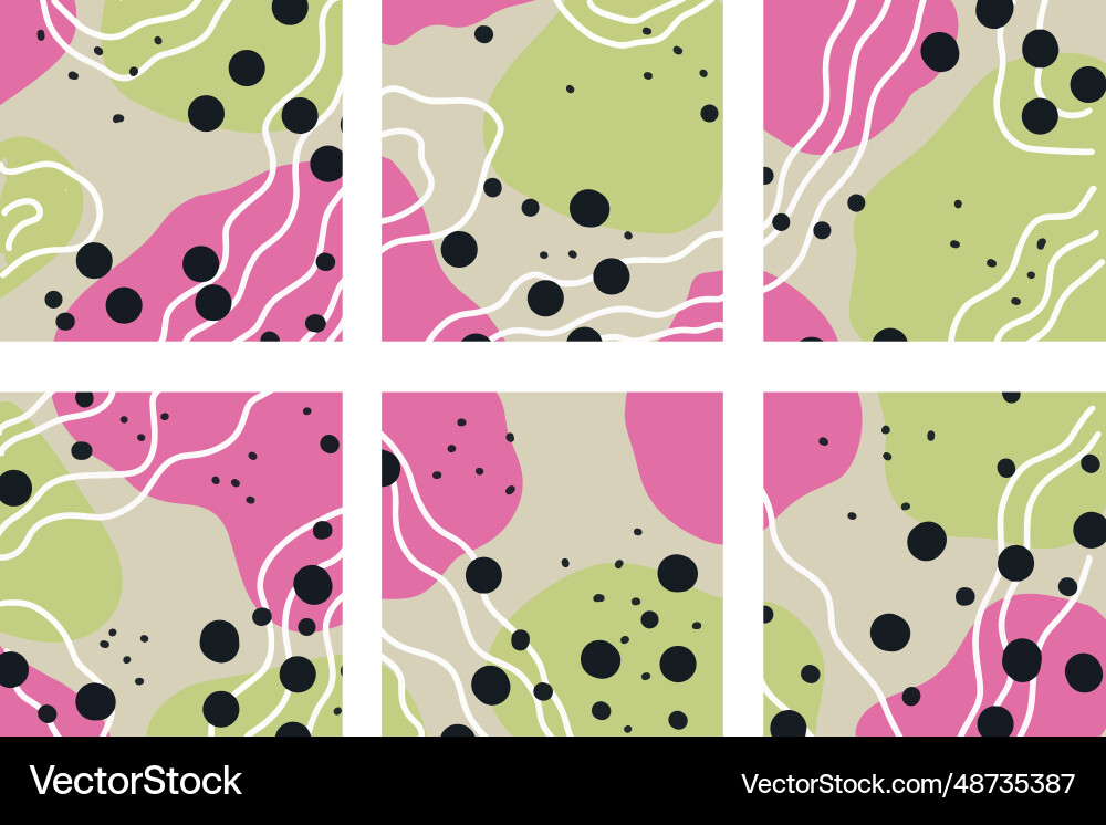 Lines and dots with abstract colorful shape Lines and dots with abstract colorful shape vector image