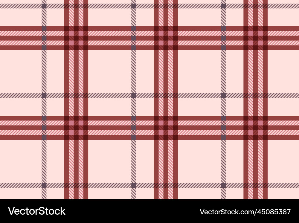 Red plaid background grid pattern design Vector Image