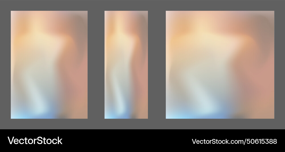A set of templates with colorful background A set of templates with colorful background vector image