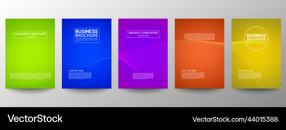Cover geometric minimal set abstract line pattern Cover geometric minimal set abstract line pattern Vector Image