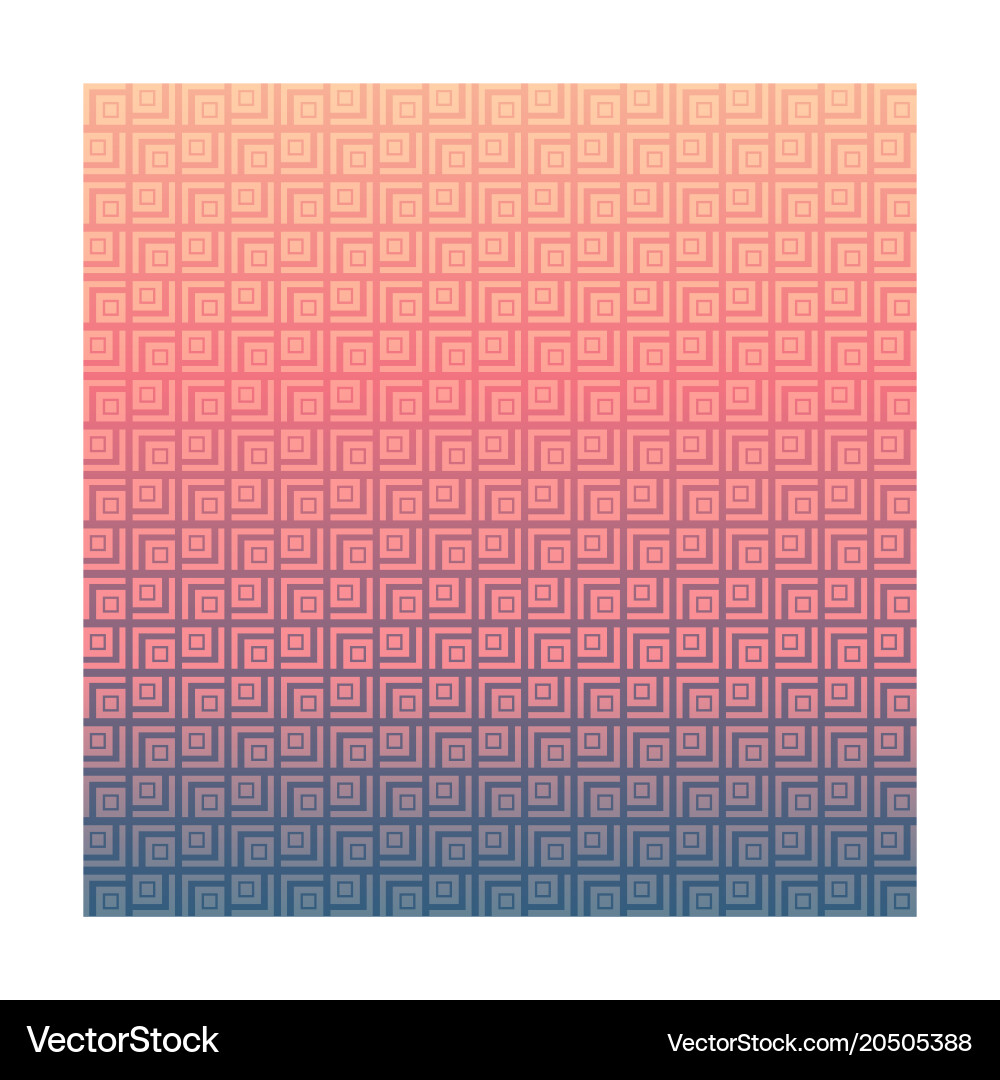 Geometric Square Pattern Background vector image