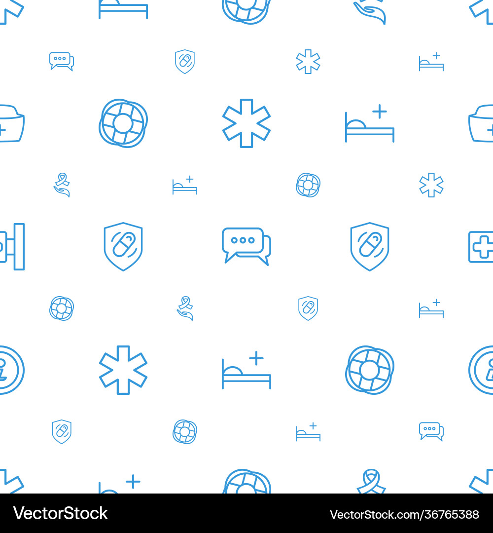 Help icons pattern seamless white background Vector Image