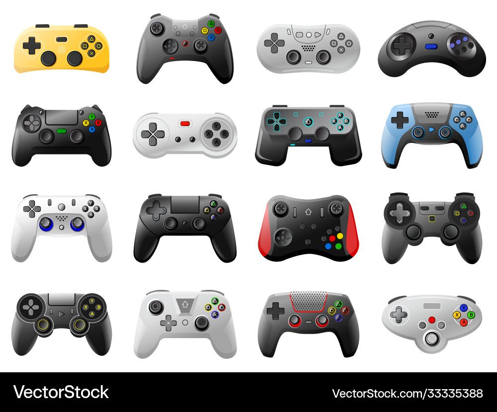 Retro Game Controller vector image