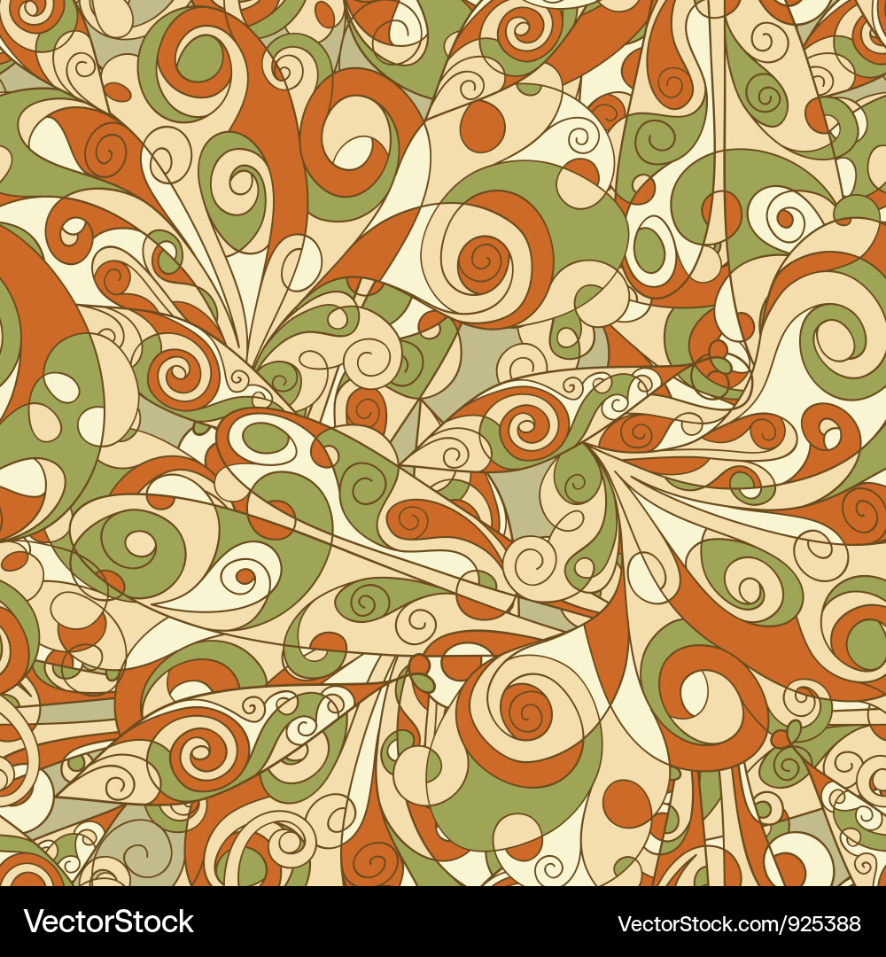 Retro Swirl Pattern vector image