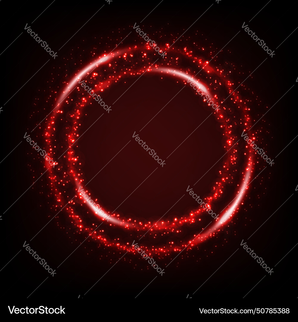 Rotating red light shiny with sparkles suitable Rotating red light shiny with sparkles suitable Vector Image