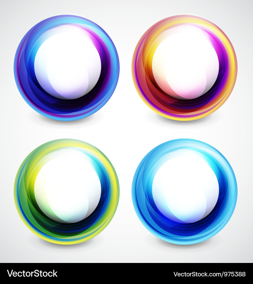 Swirl set Vector Image