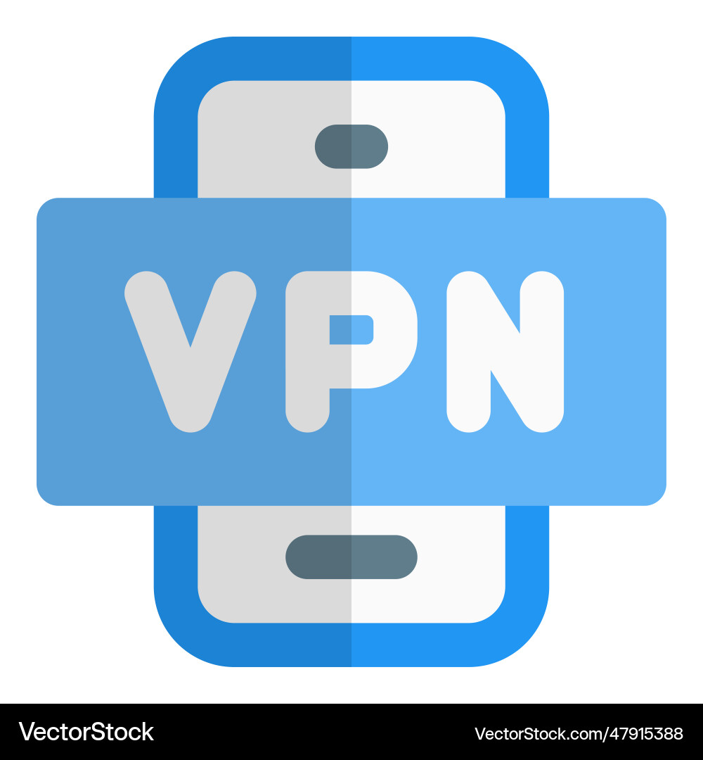 Vpn used to hide users public ip addresses vector image