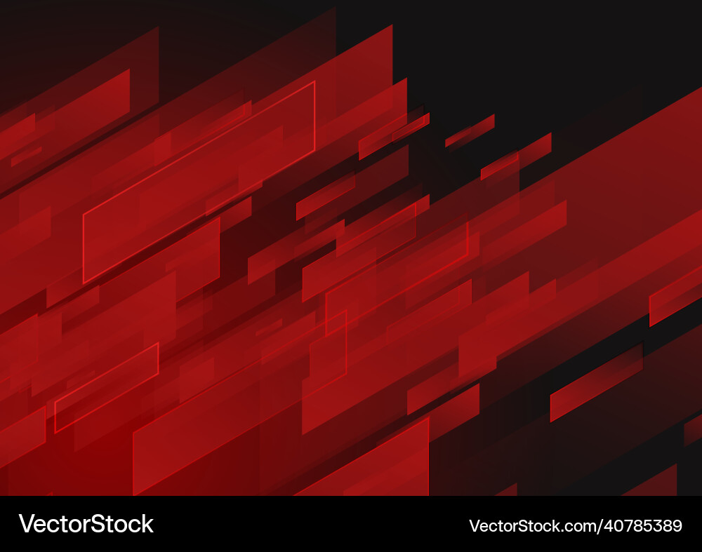 Abstract background of red and dark color Vector Image