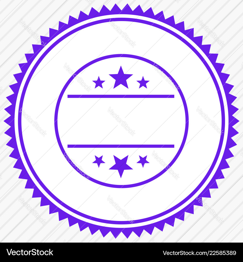 Badge seal with empty space button label template Badge seal with empty space button label template vector image